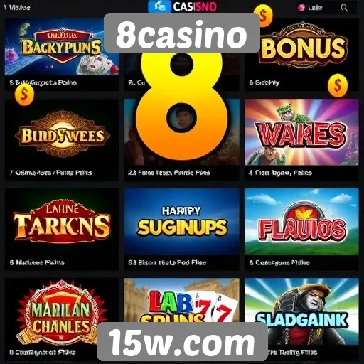Jogos mais populares disponíveis no 8casino
